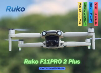 Ruko F11PRO 2 Plus: Features, Camera Performance, and Real-World Impressions Ruko F11PRO 2 Plus drone folded next to its remote controller and battery during my in-depth review and real-world flight testing.