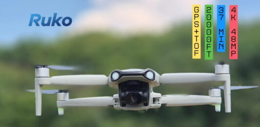 Ruko F11PRO 2 Plus: Features, Camera Performance, and Real-World Impressions Ruko F11PRO 2 Plus drone folded next to its remote controller and battery during my in-depth review and real-world flight testing.