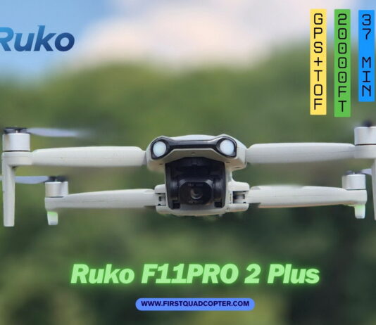 Ruko F11PRO 2 Plus: Features, Camera Performance, and Real-World Impressions Ruko F11PRO 2 Plus drone folded next to its remote controller and battery during my in-depth review and real-world flight testing.