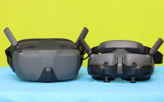 DJI Goggles N3 vs Goggles 3 comparison showing both DJI goggles side by side